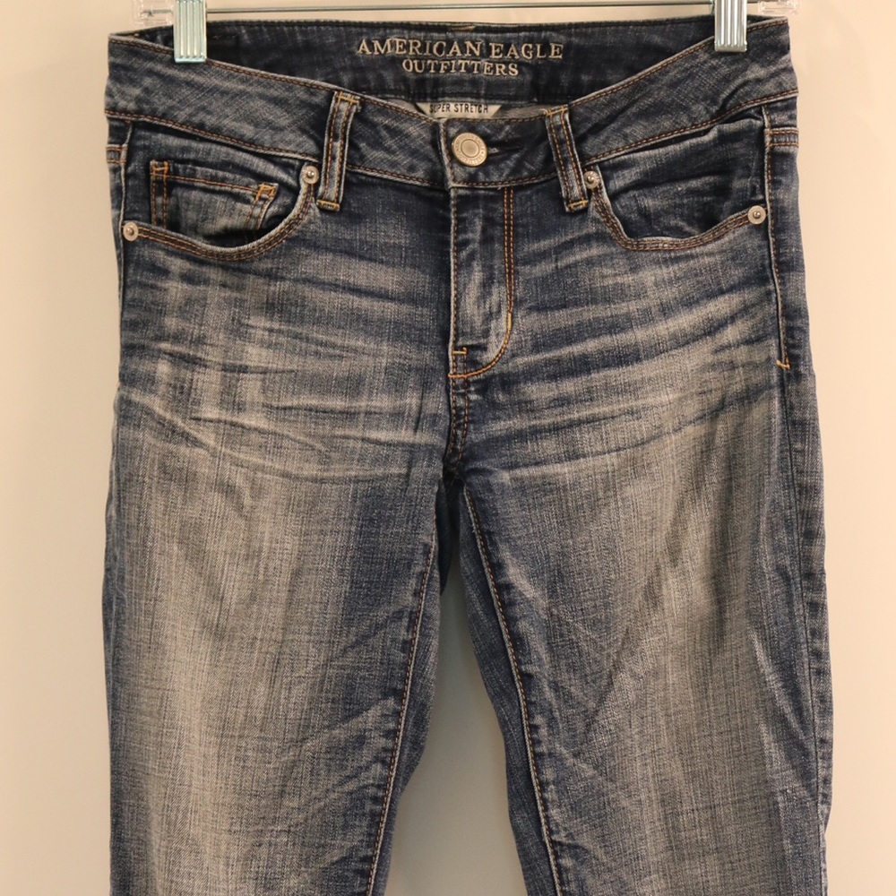 American Eagle Skinny Jeans Size 4 Super Stretch
